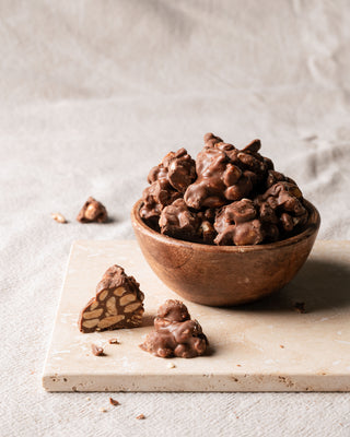 Chocolate peanut rocks from De Notenfabriek