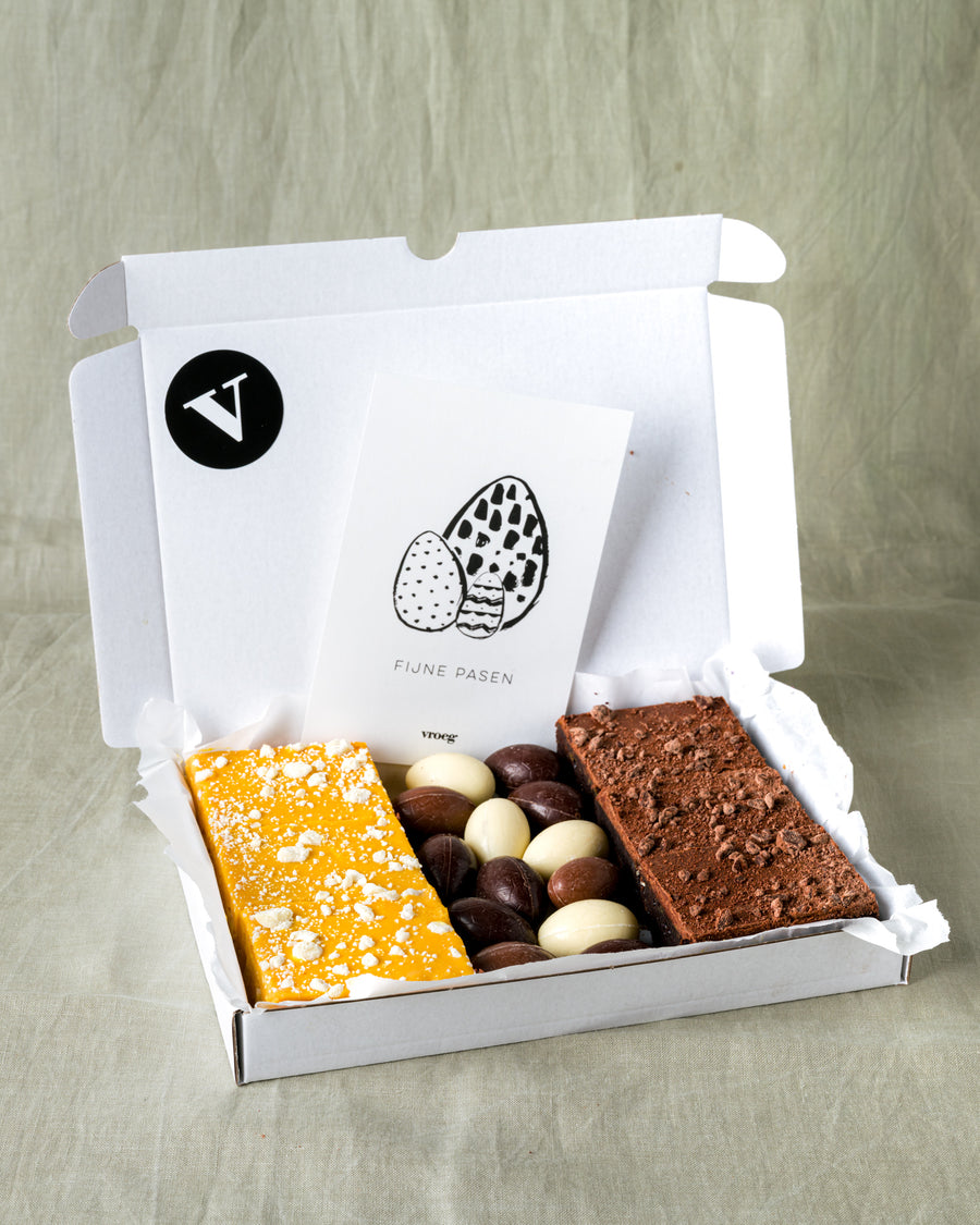 Brievenbus brownies + paaseieren