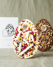 Chocolade paasei wit