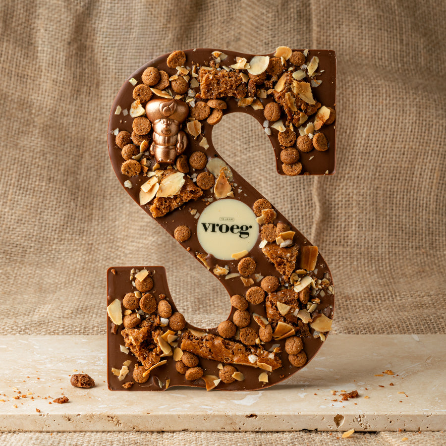 Luxe chocoladeletter melk