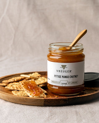 Pittige mango chutney van Vreuger