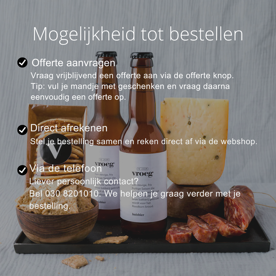 Papa's borrelpakket met bier