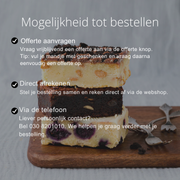 Zomerse brownies brievenbuspakket