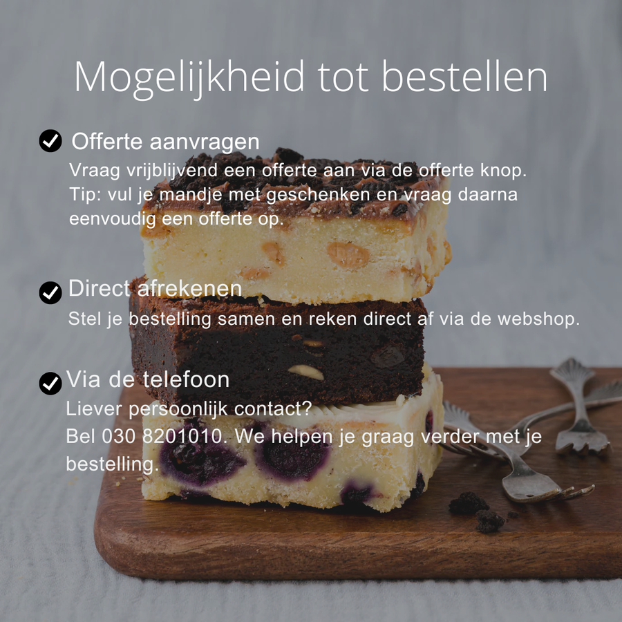 Zomerse brownies brievenbuspakket