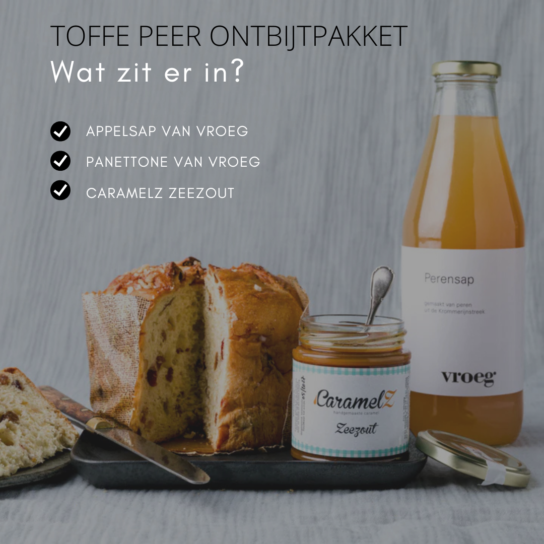 Toffe peer ontbijtpakket