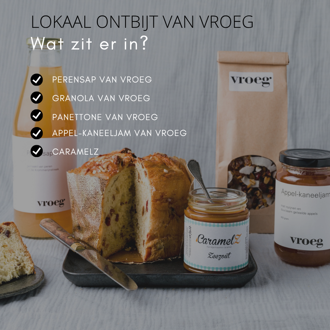 Lokaal ontbijt van Vroeg