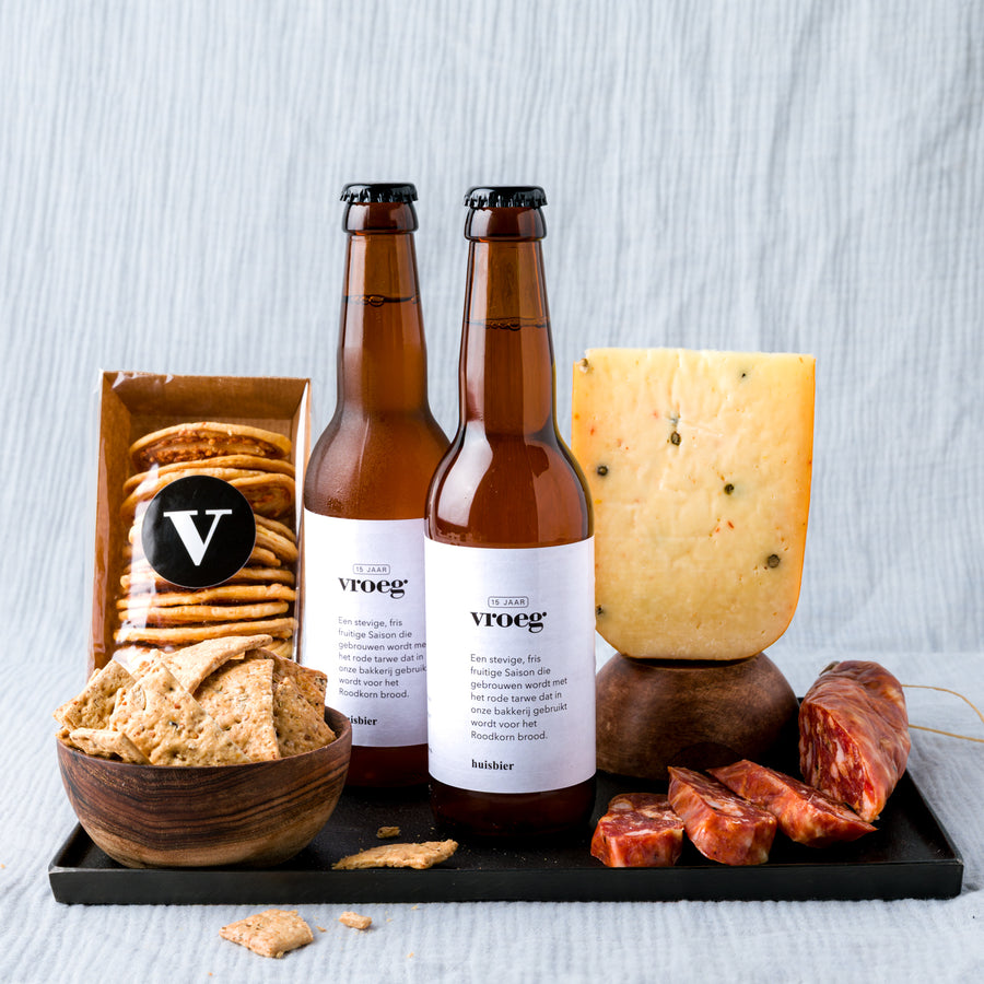 Papa's borrelpakket met bier
