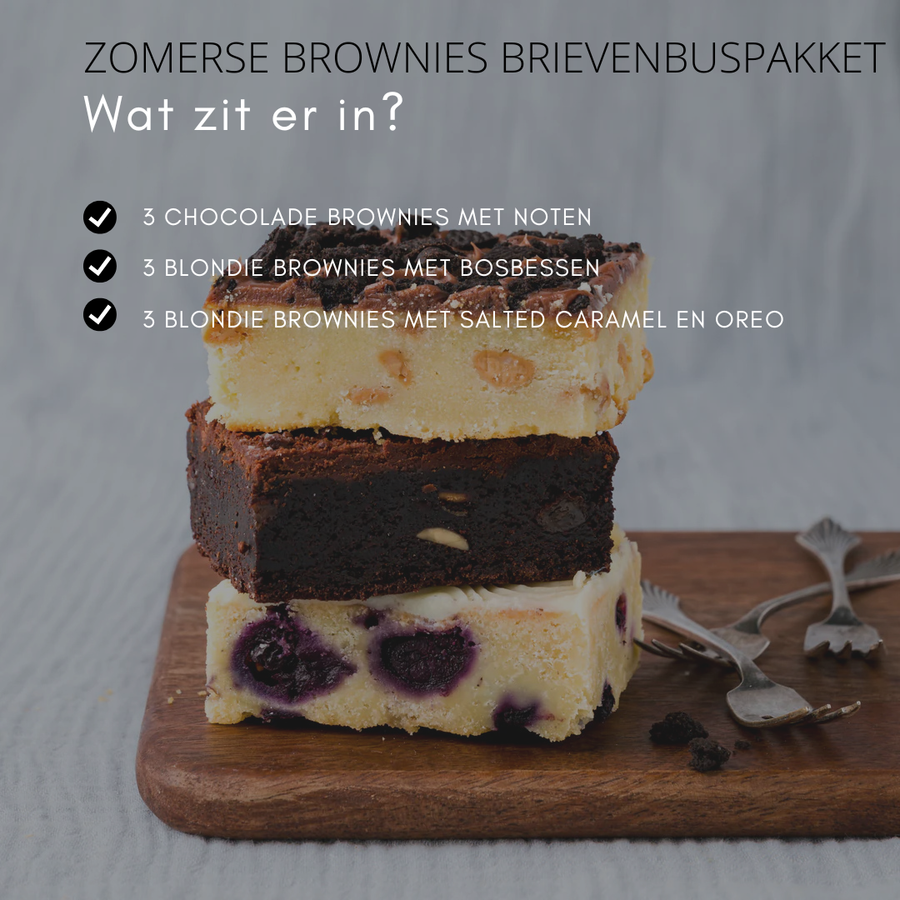 Zomerse brownies brievenbuspakket