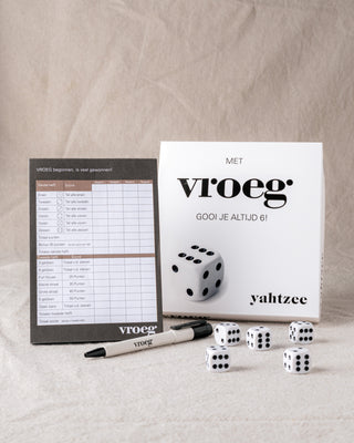 Vroeg yahtzee spel