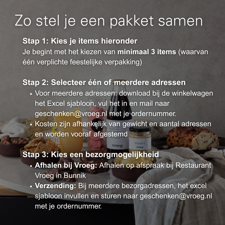 Stel je eigen kerstpakket samen